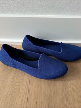 Rothy's Cobalt Knit lounge loafers